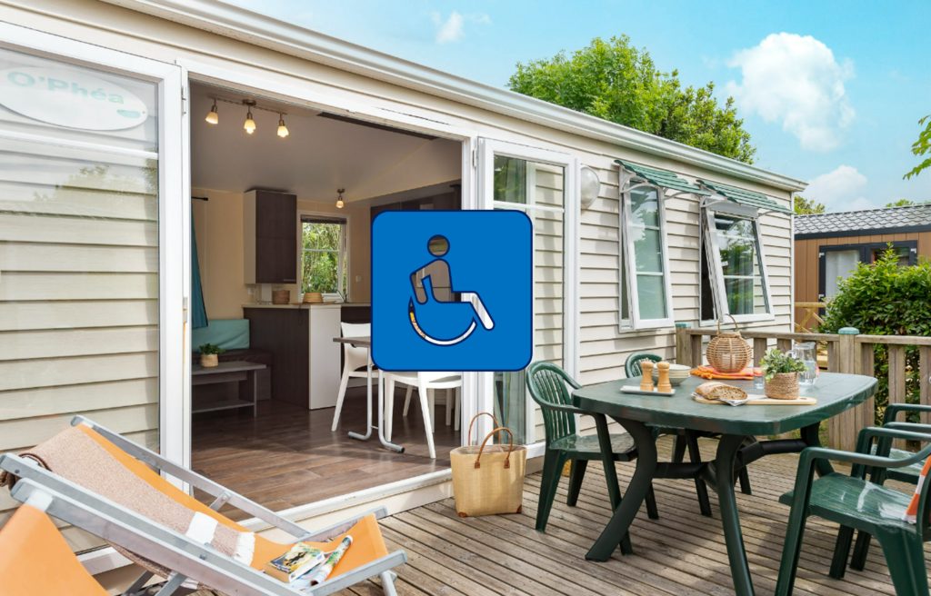 Mobil-home CONFORT – 2 chambres – PMR